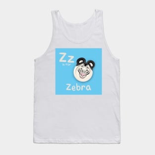 Z is for Zebra Tank Top